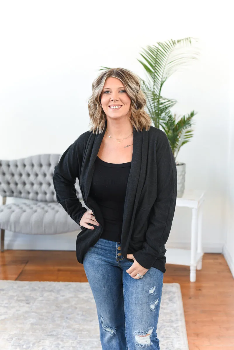 Carrie Jersey Cocoon Cardigan