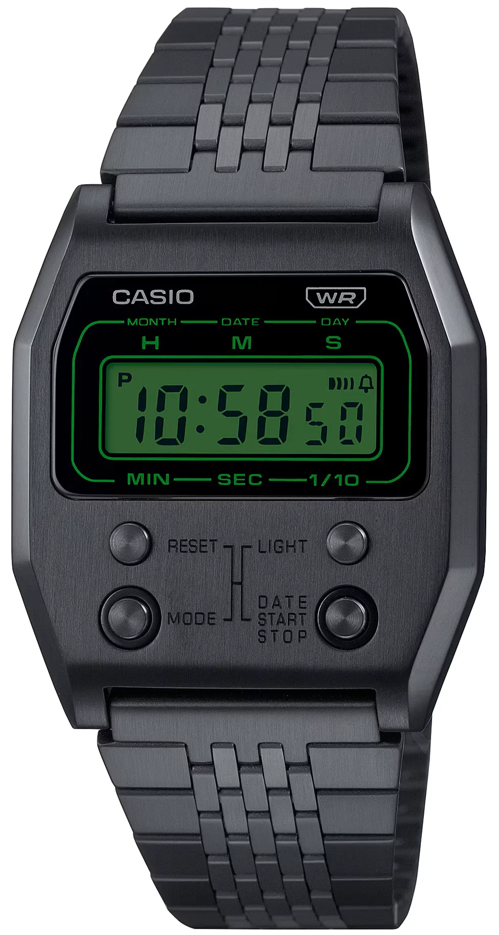 Casio Vintage A1100 Series "52QS-14B Homage" Electronic Black A1100B-1