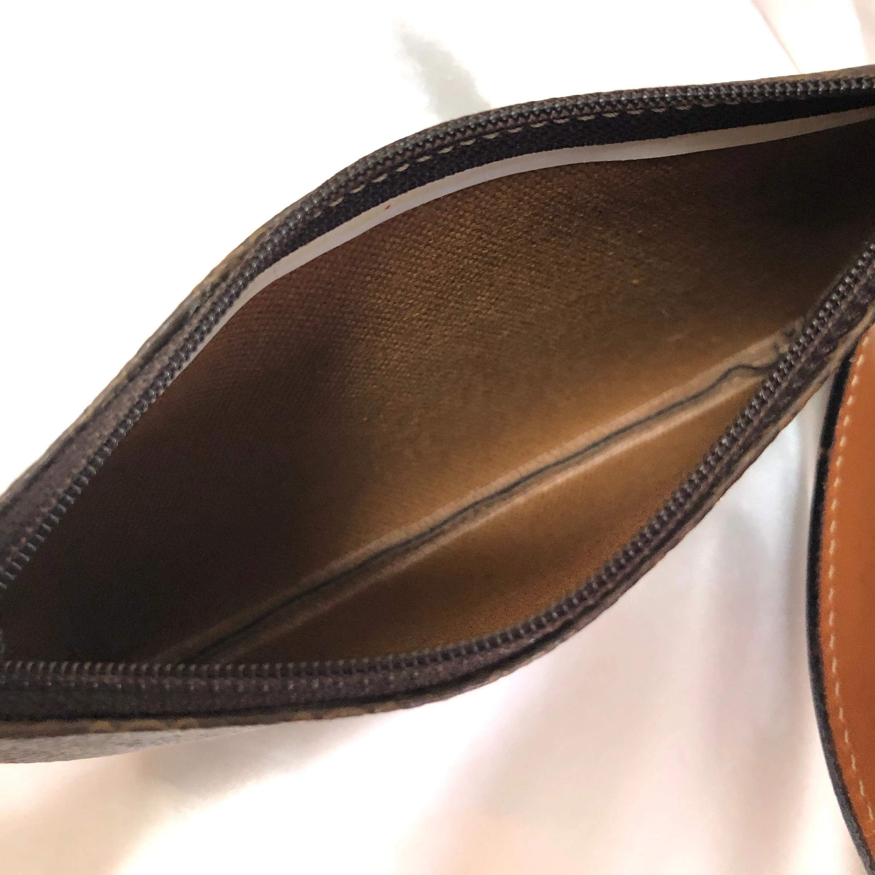 CELINE Macadam Metal Closure Box Two-way Shoulder bag Vanity bag Brown Vintage Old CELINE uakr4w