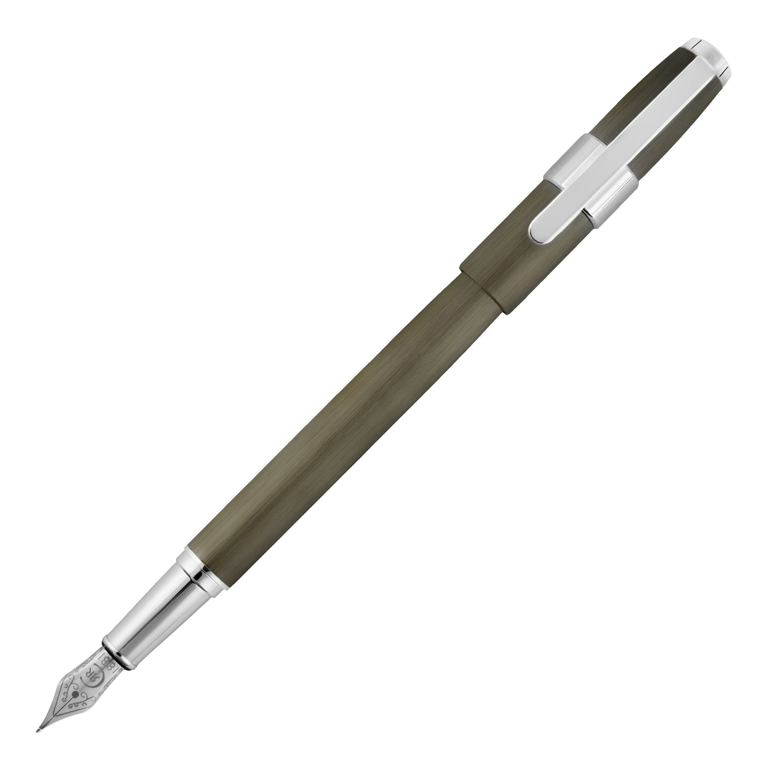 Cerruti 1881 NSW3562D-Fountain pen Block Brushed Gun