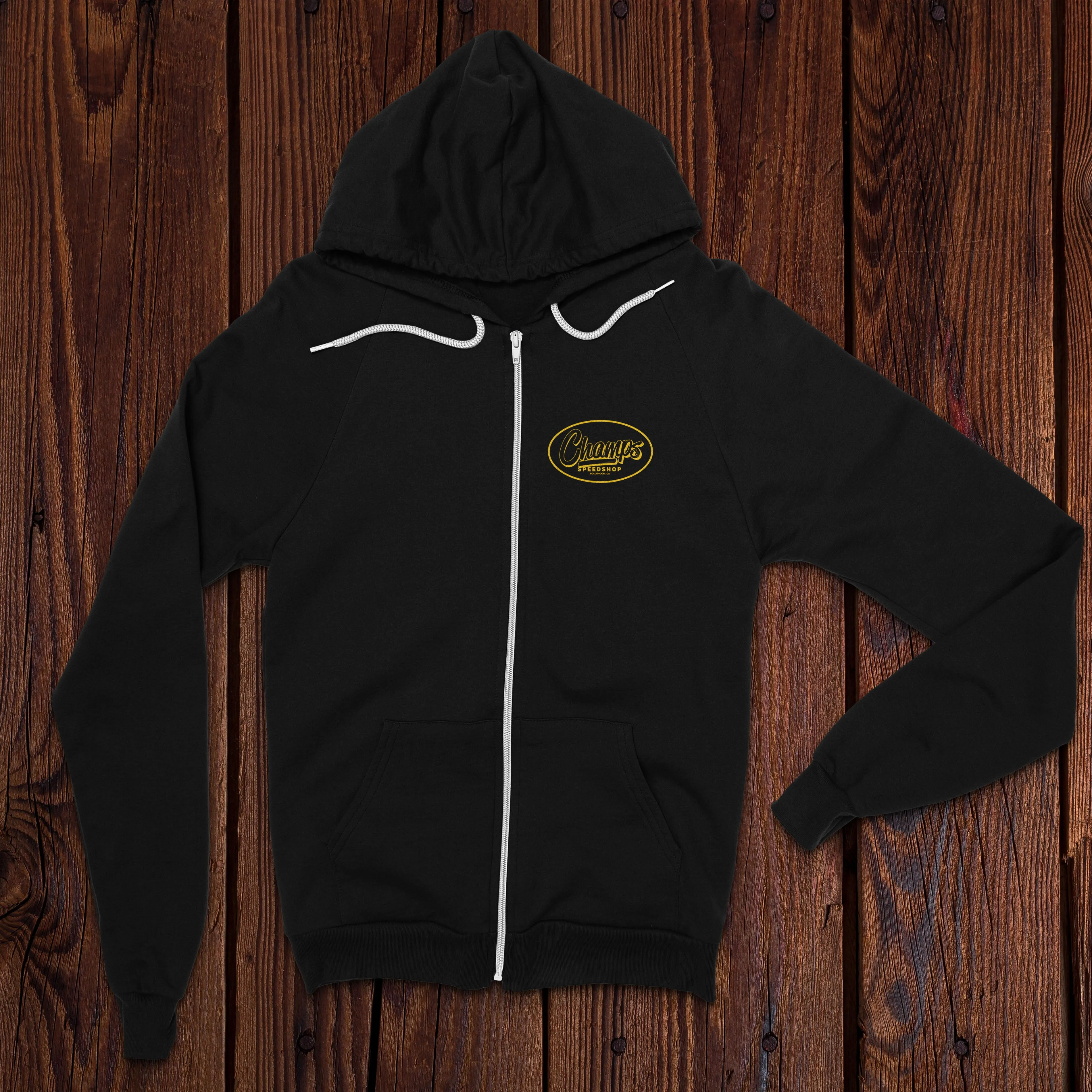 Champ's Speedshop - Live Like Hell, Rest In Peace Hoodie