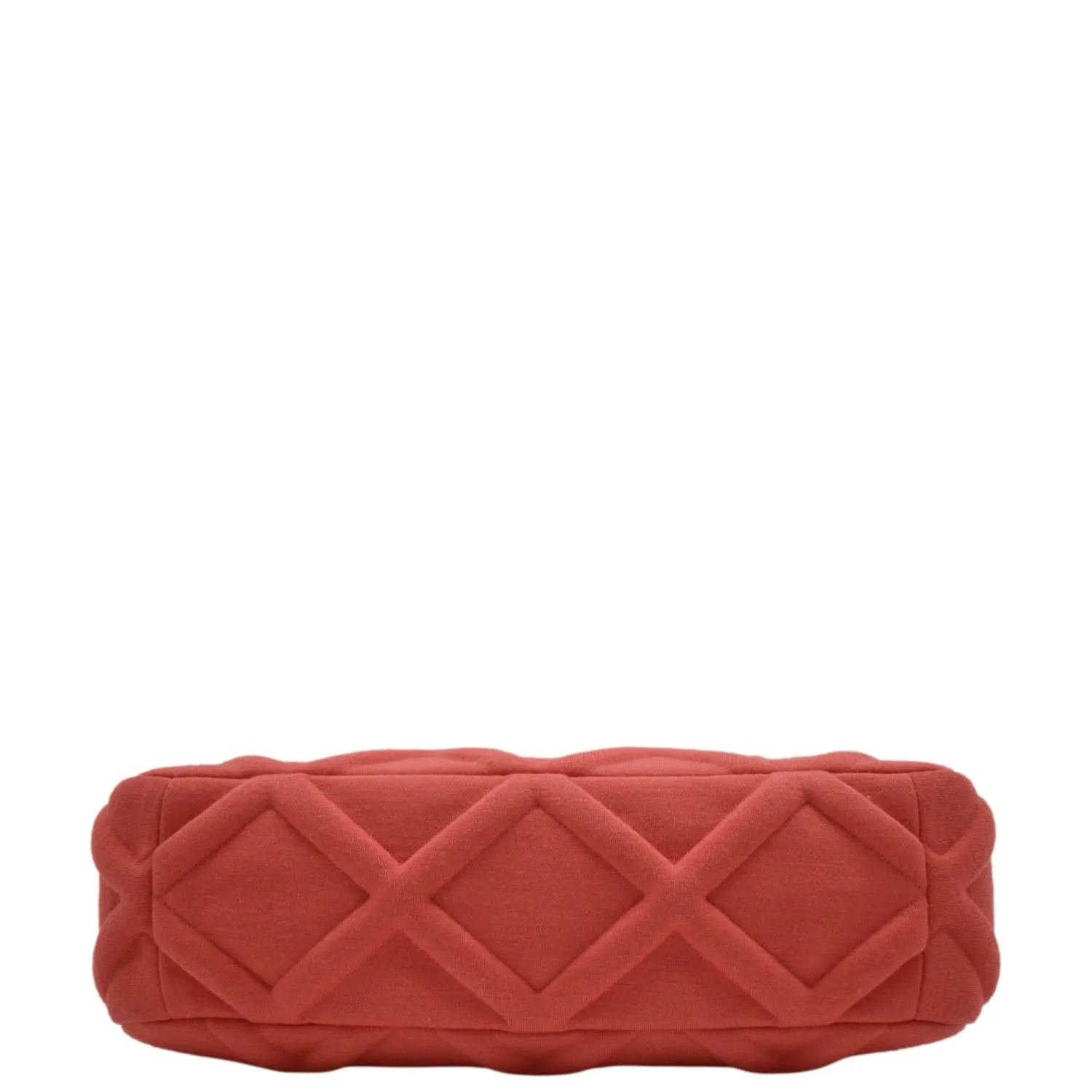 CHANEL 19 Flap Quitled Jersey Lambskin Shoulder Bag Red