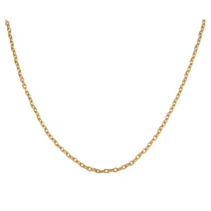 Charles Albert Gold Tone Cross Chain