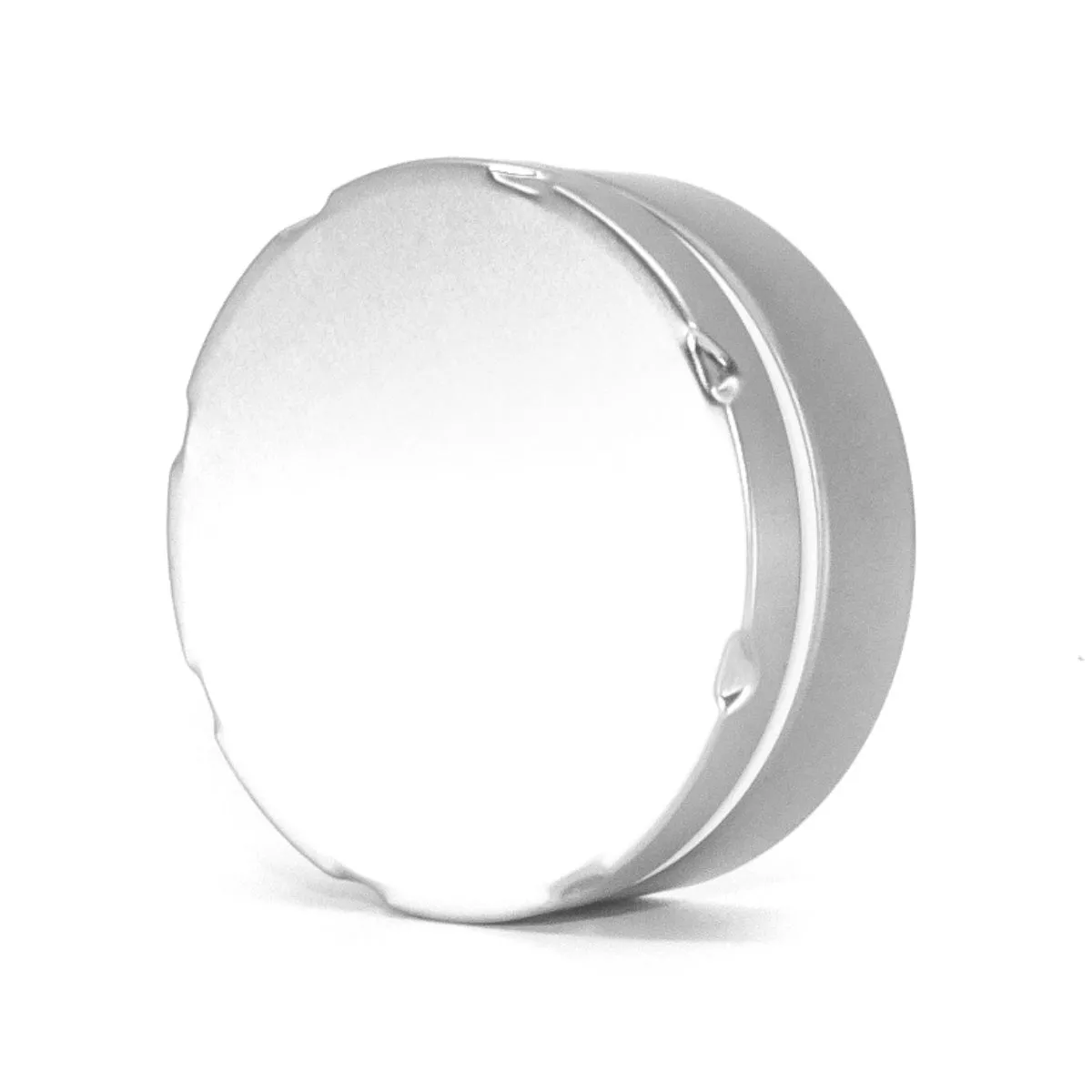 Child Resistant Round Silver Tins