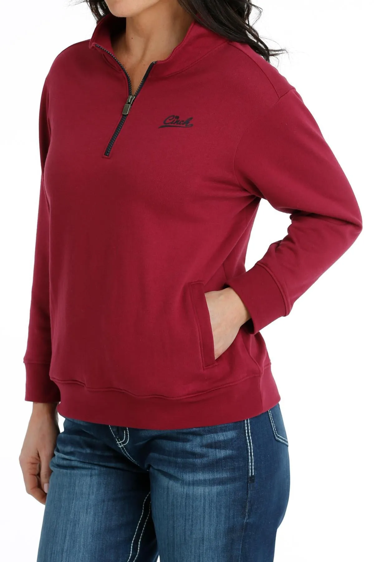 CINCH LADIES 1/4 LIGHT WEIGHT PULL OVER