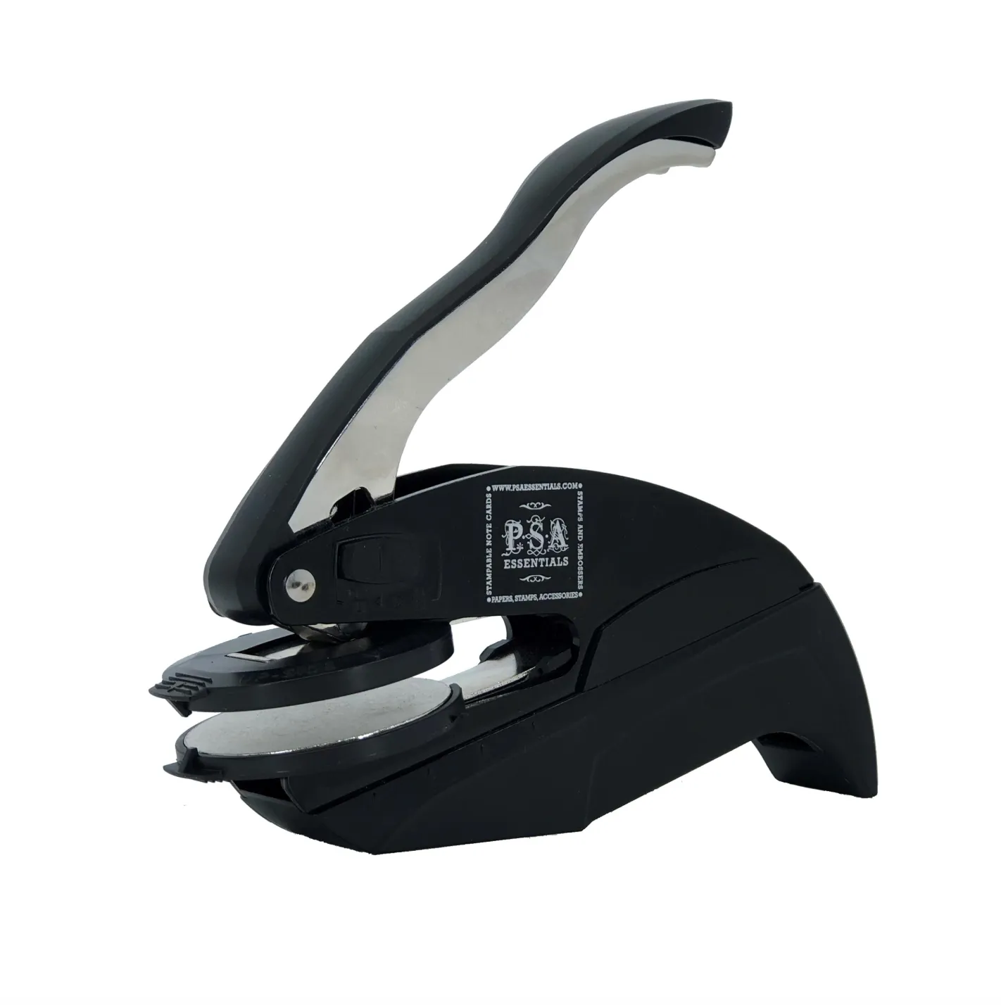 Cipher Deluxe Monogram Round Self-Inking Stamper or Embosser