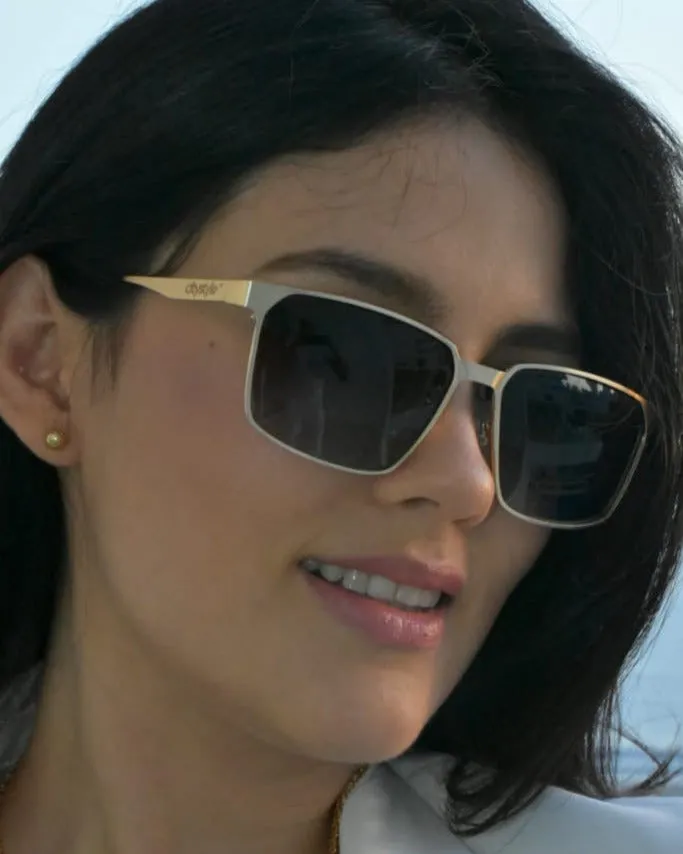 CityStyle™ Solar Aviator - Brushed Gold