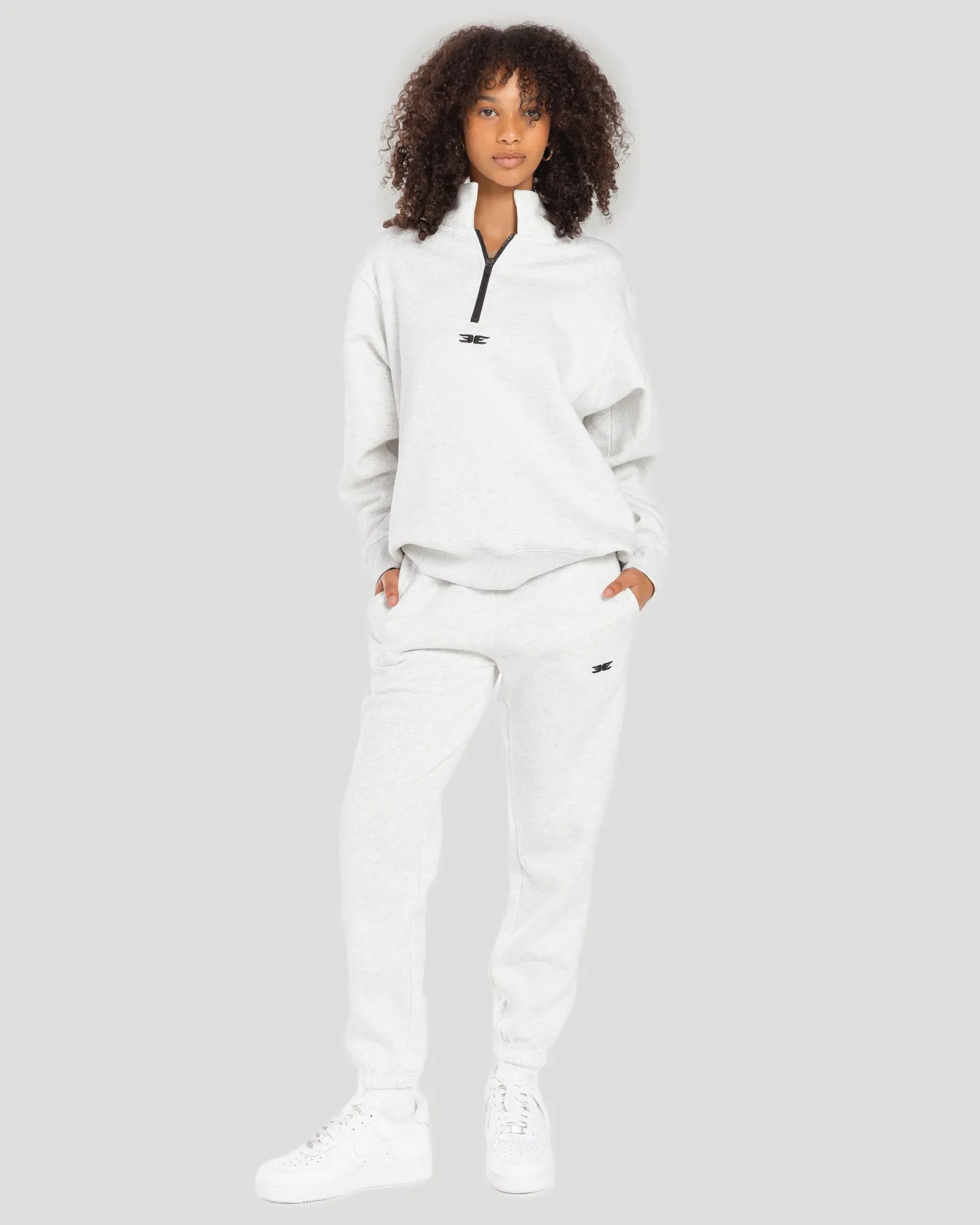 Classic 1/4 Zip - Polar Grey