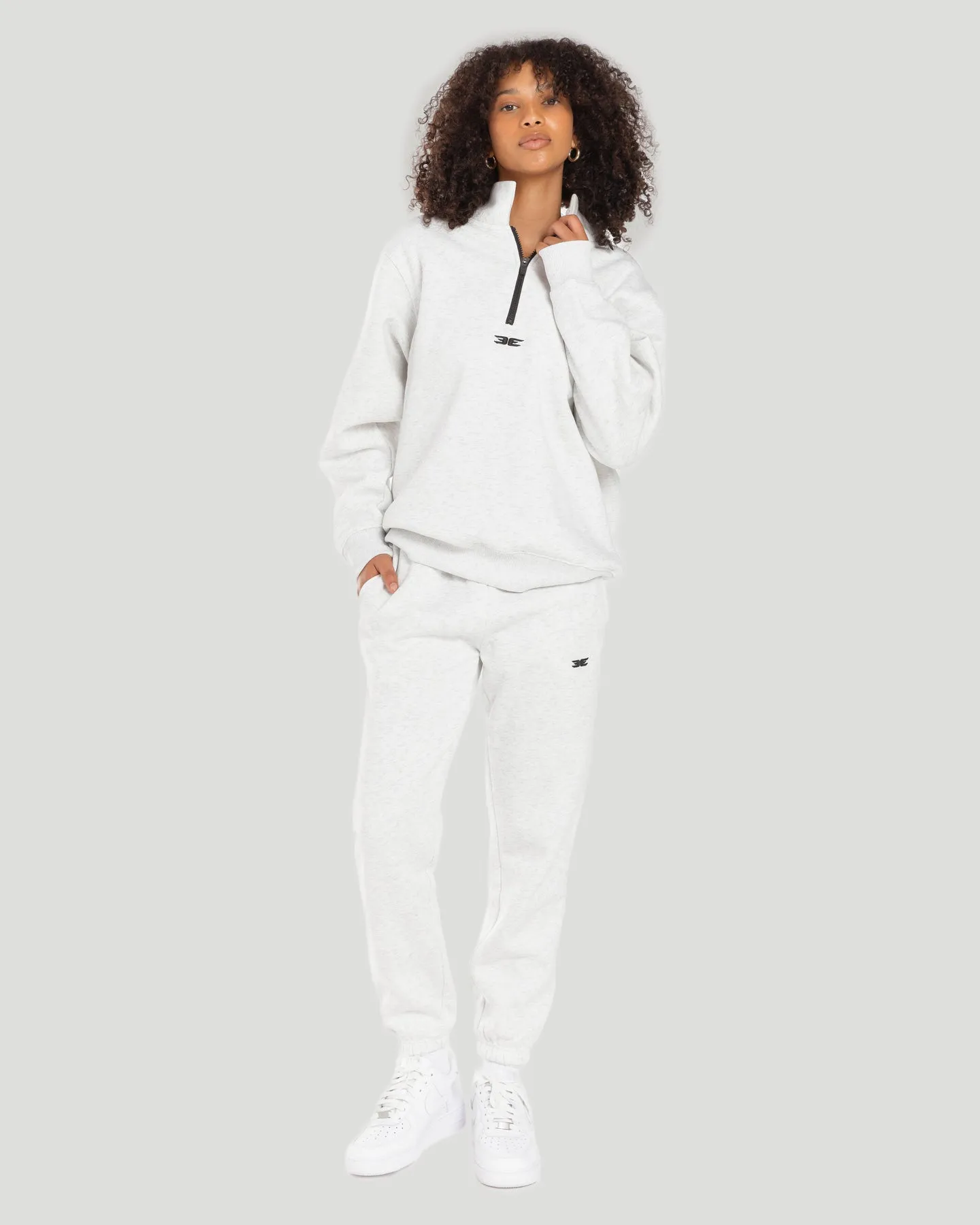 Classic 1/4 Zip - Polar Grey