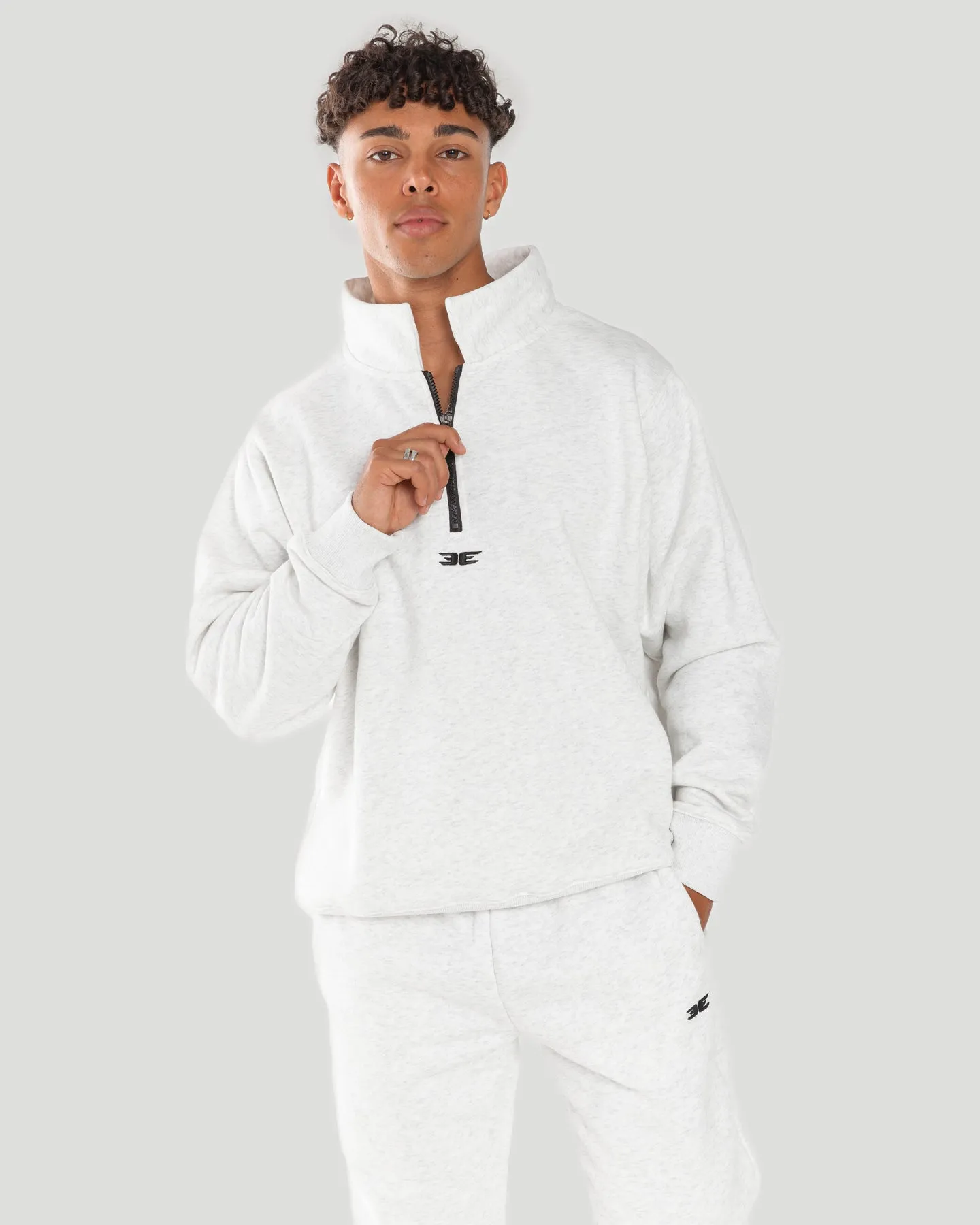 Classic 1/4 Zip - Polar Grey