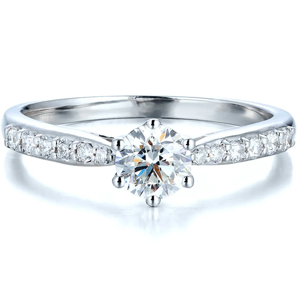 Classic 6 Prong Lab-Grown Diamond Engagement Ring