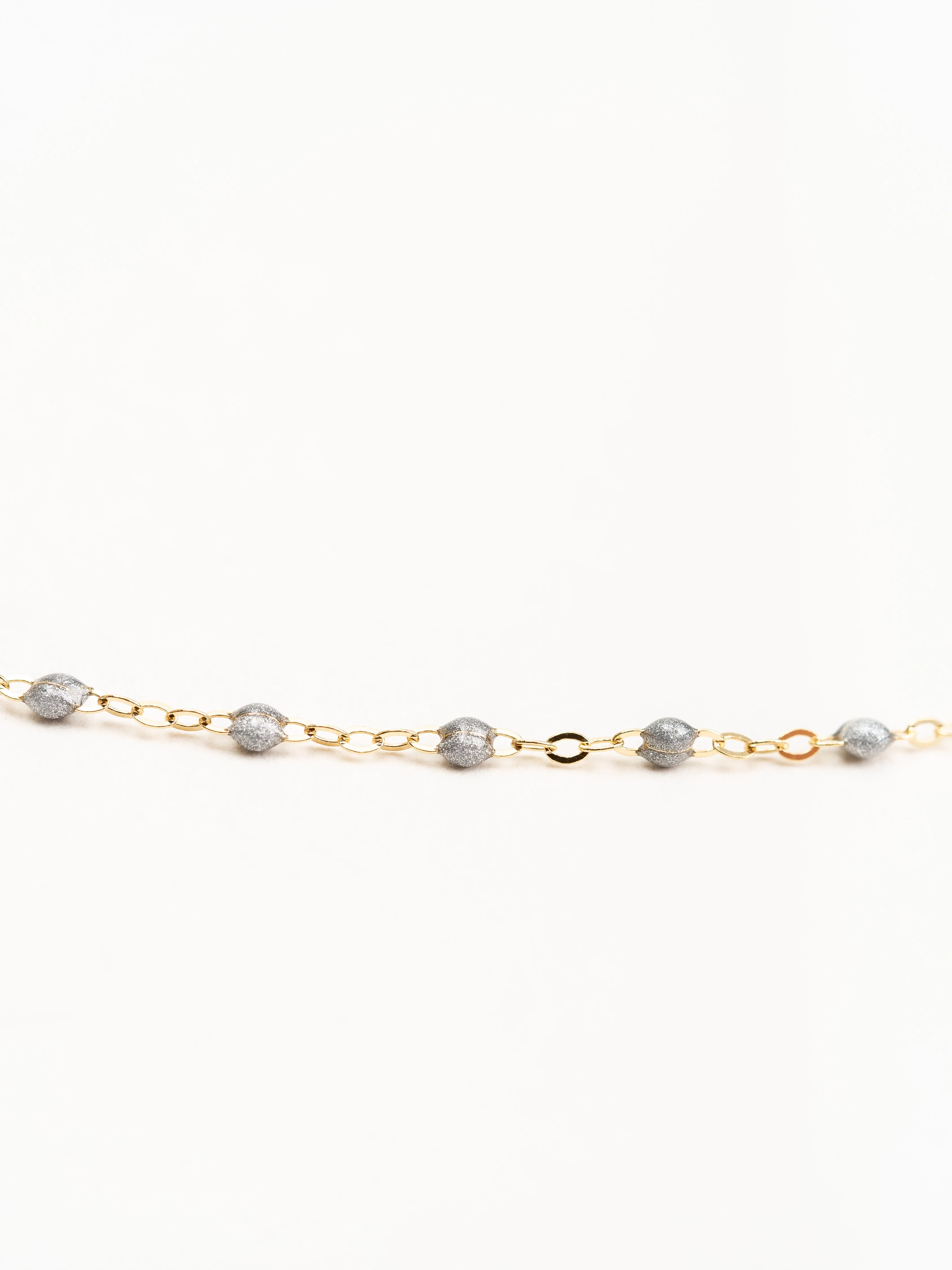 classic gigi yellow gold necklace - silver