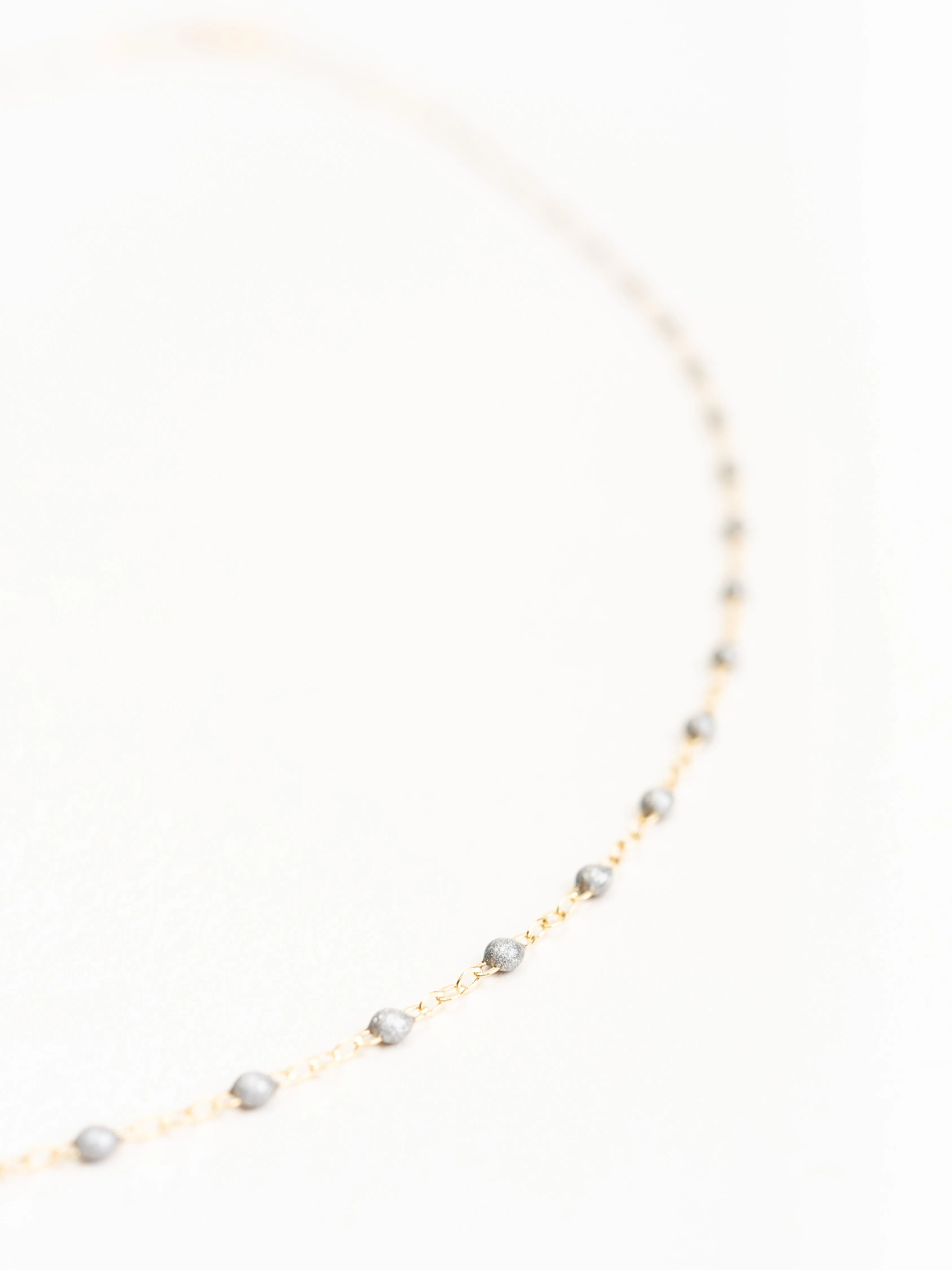 classic gigi yellow gold necklace - silver