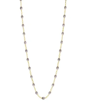 classic gigi yellow gold necklace - silver
