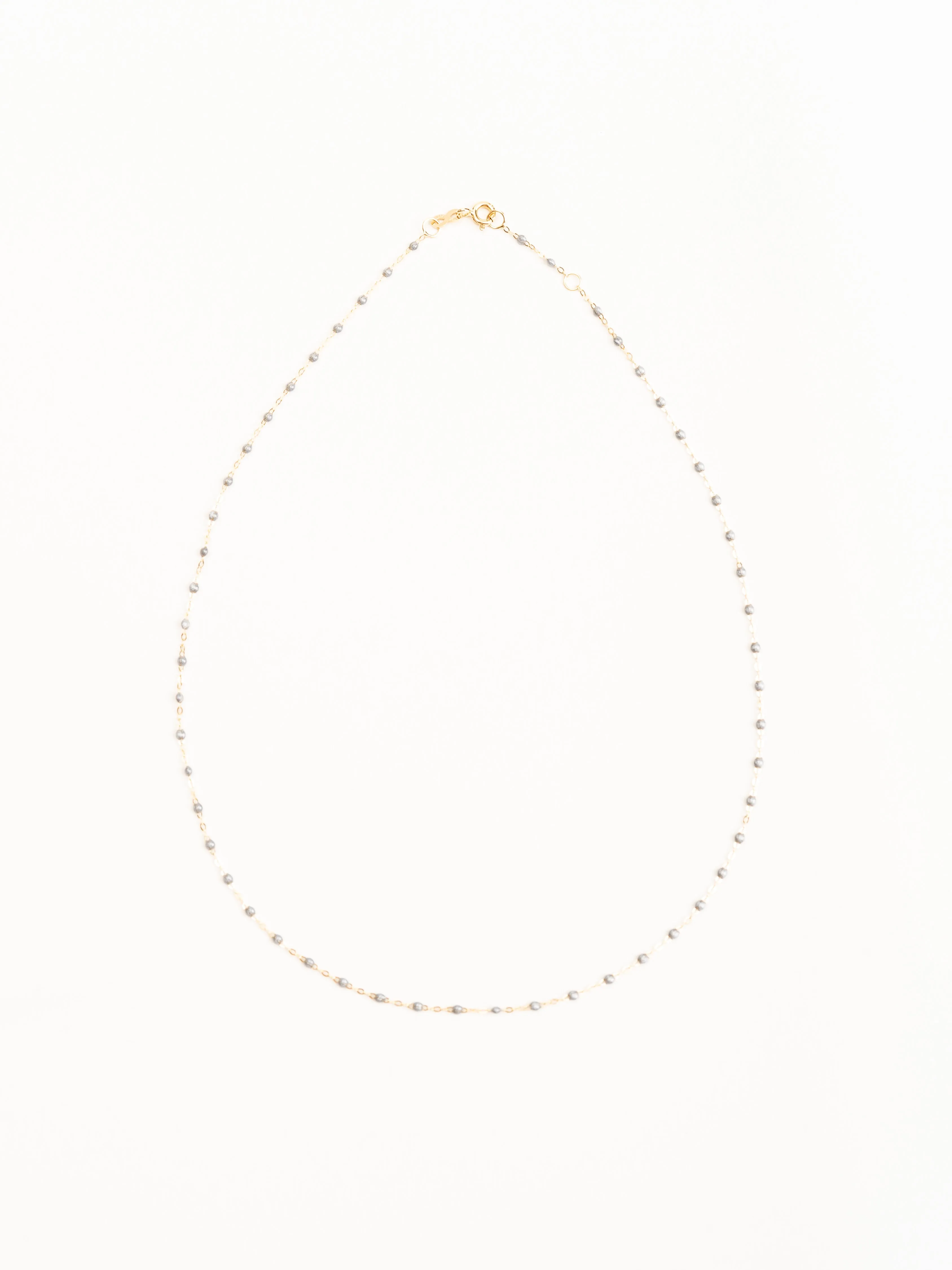 classic gigi yellow gold necklace - silver