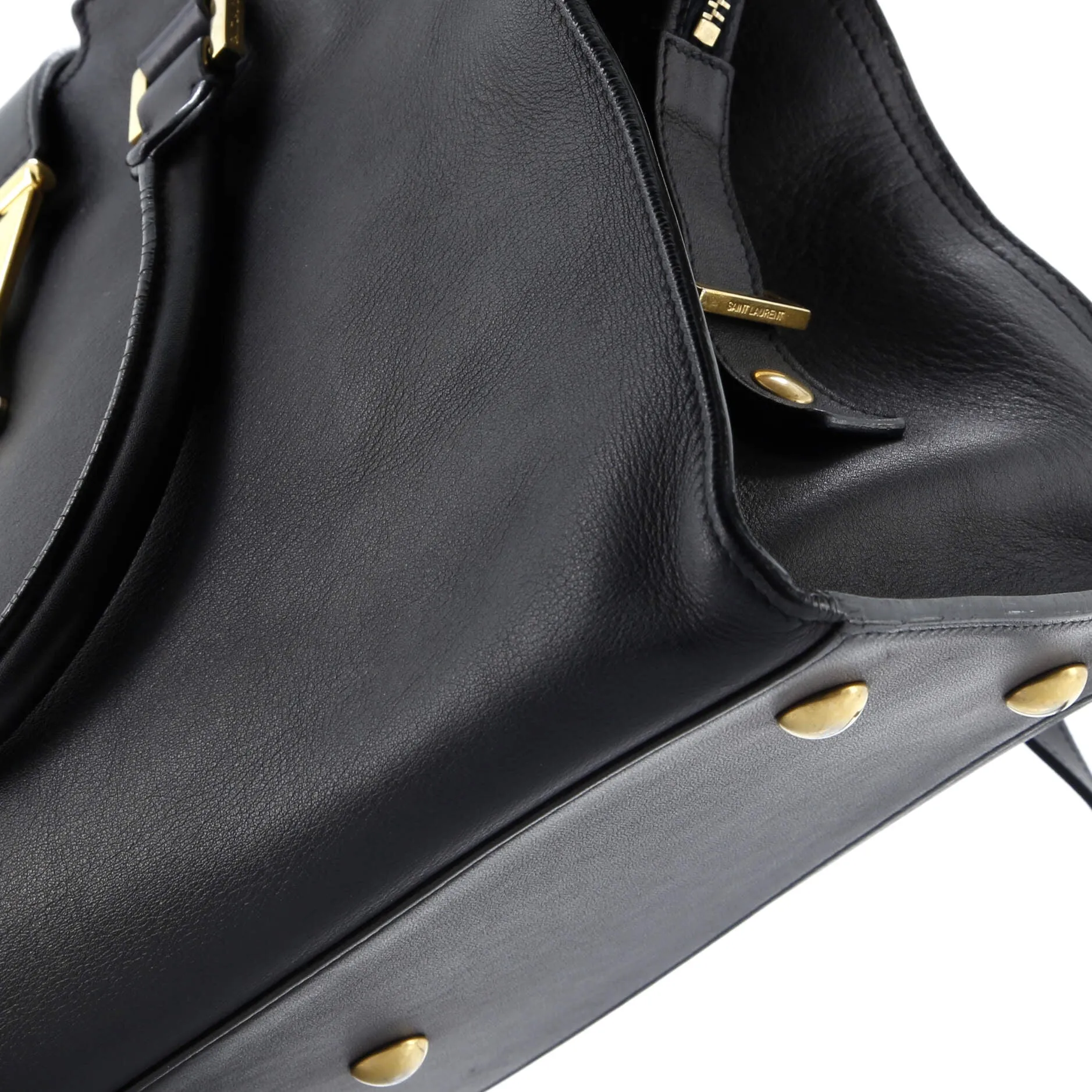 Classic Y Cabas Leather Small