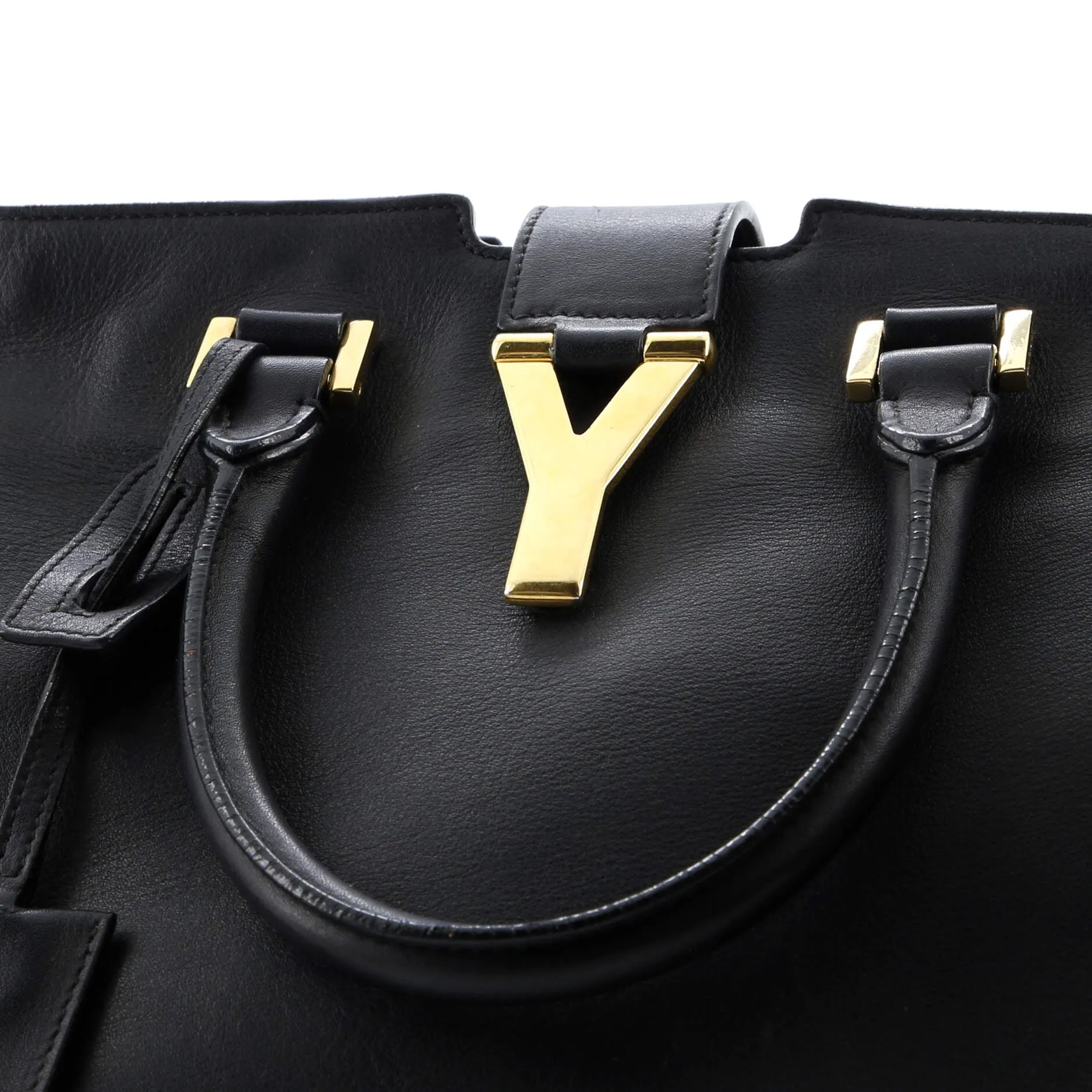Classic Y Cabas Leather Small
