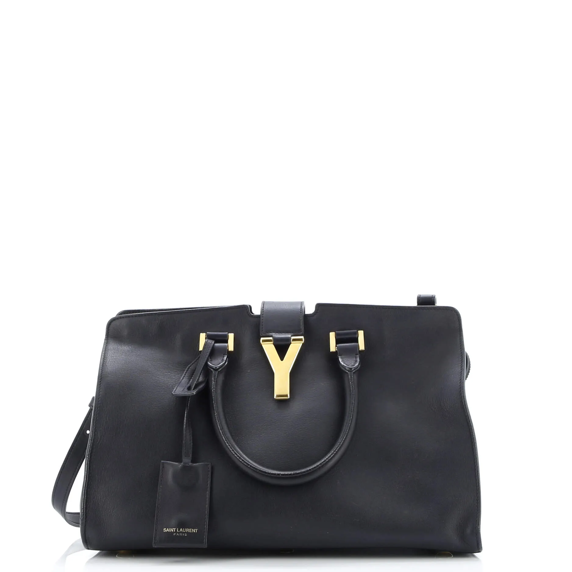 Classic Y Cabas Leather Small