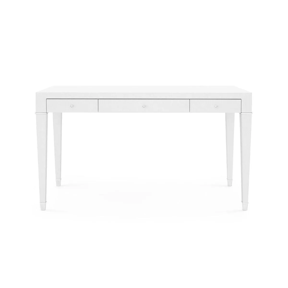 Claudette Desk / Cream, Nickel