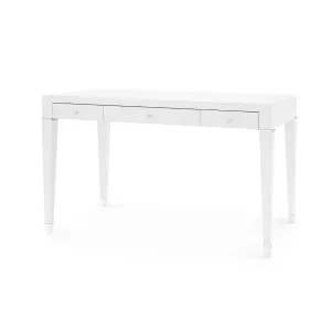 Claudette Desk / Cream, Nickel