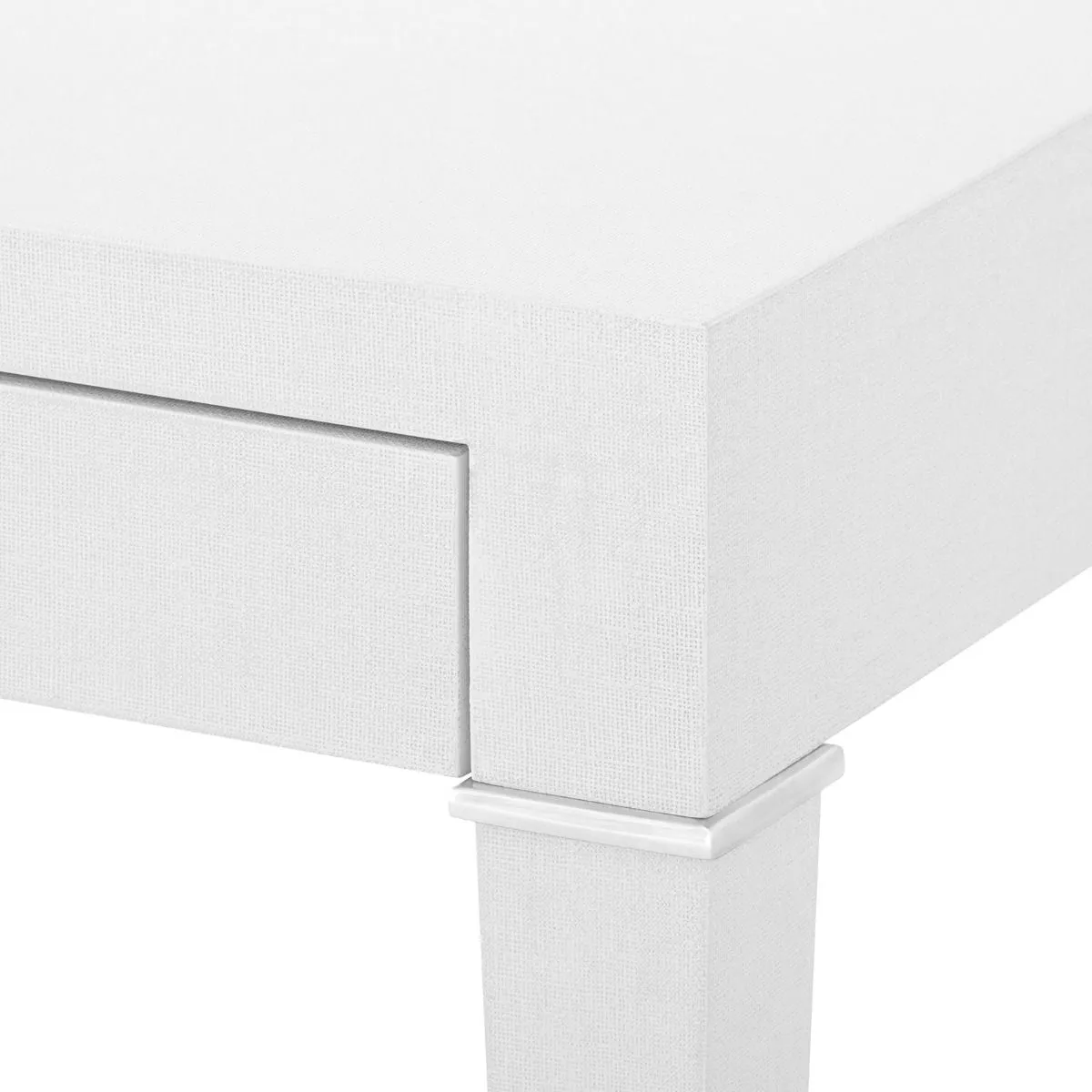 Claudette Desk / Cream, Nickel
