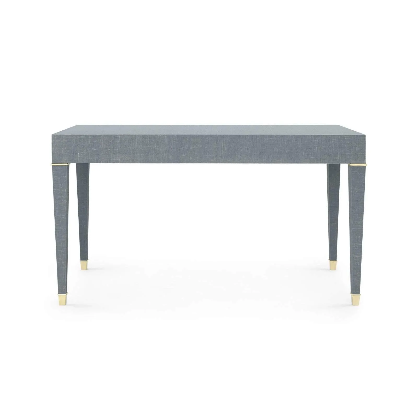 Claudette Desk / Washed Winter Gray, Brass