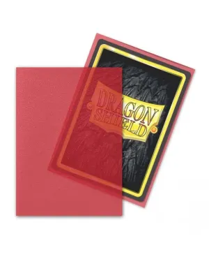 Clear Red Matte Standard (63x88mm)