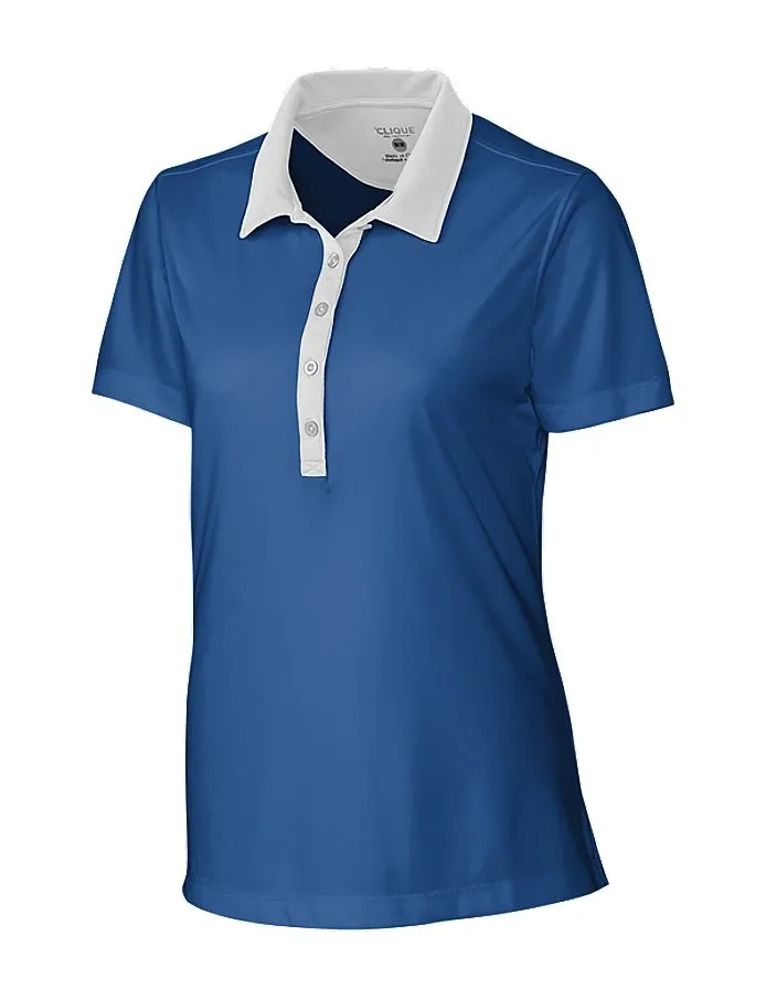 Clique Women's Parma Colorblock Tech Jersey  Polo