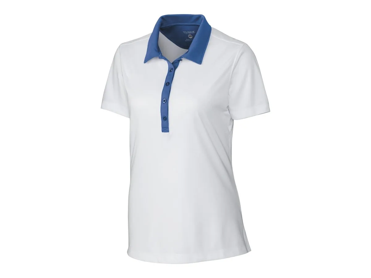 Clique Women's Parma Colorblock Tech Jersey  Polo