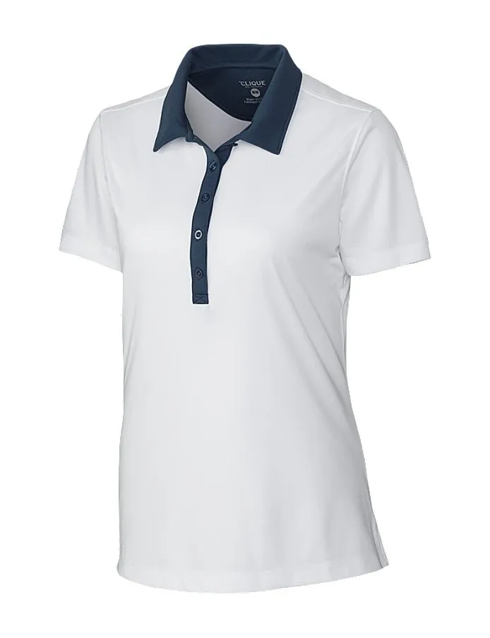 Clique Women's Parma Colorblock Tech Jersey  Polo