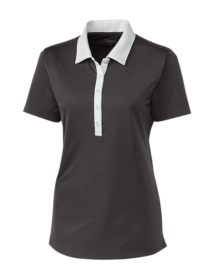 Clique Women's Parma Colorblock Tech Jersey  Polo