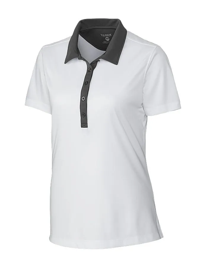 Clique Women's Parma Colorblock Tech Jersey  Polo
