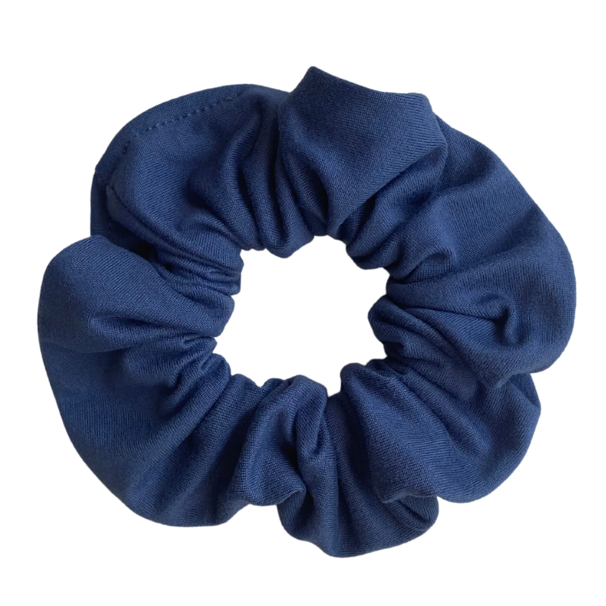 Cobalt Blue Matte Scrunchie