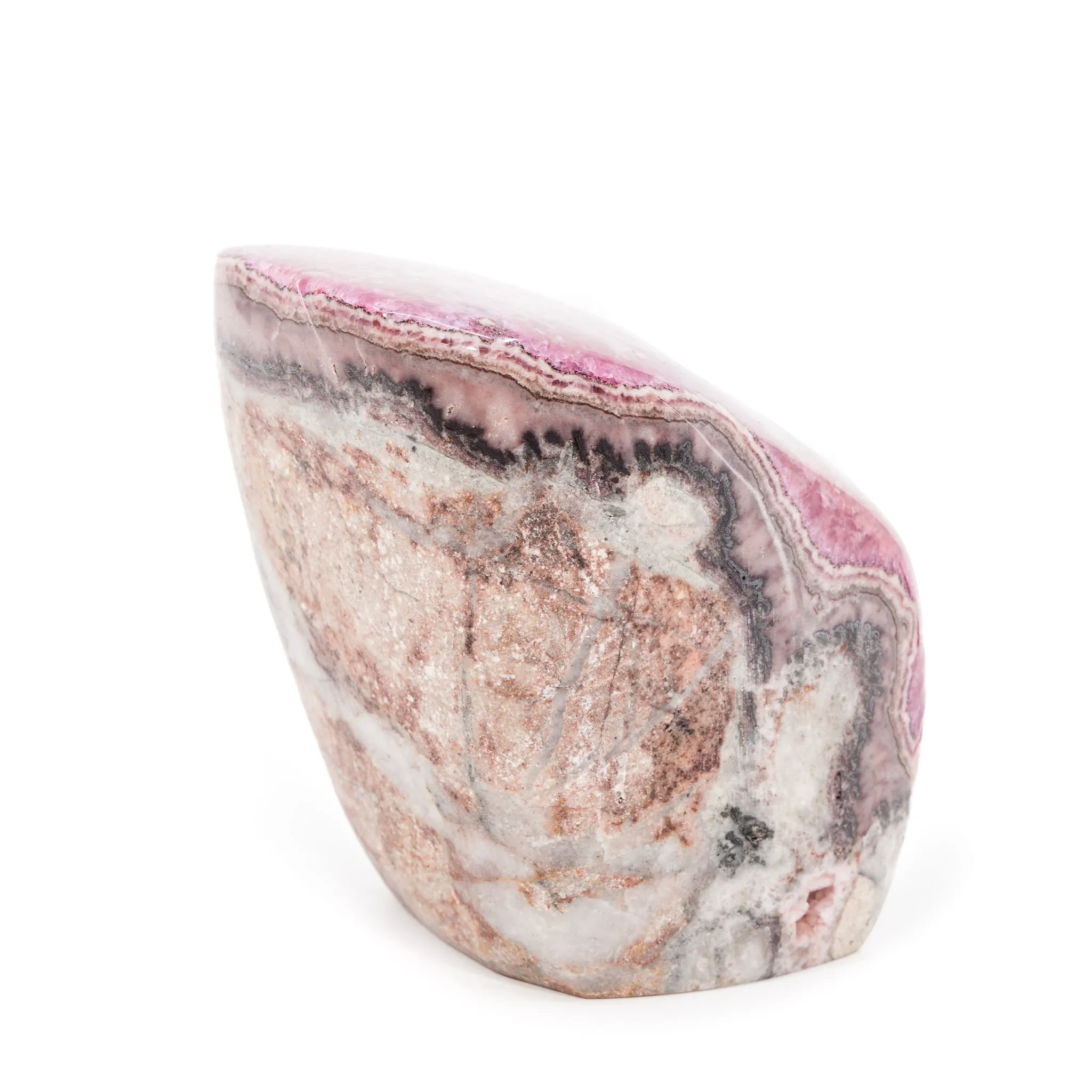 Cobalt Calcite 4.2 Inch 2.95lb Polished Freeform Crystal - Morocco