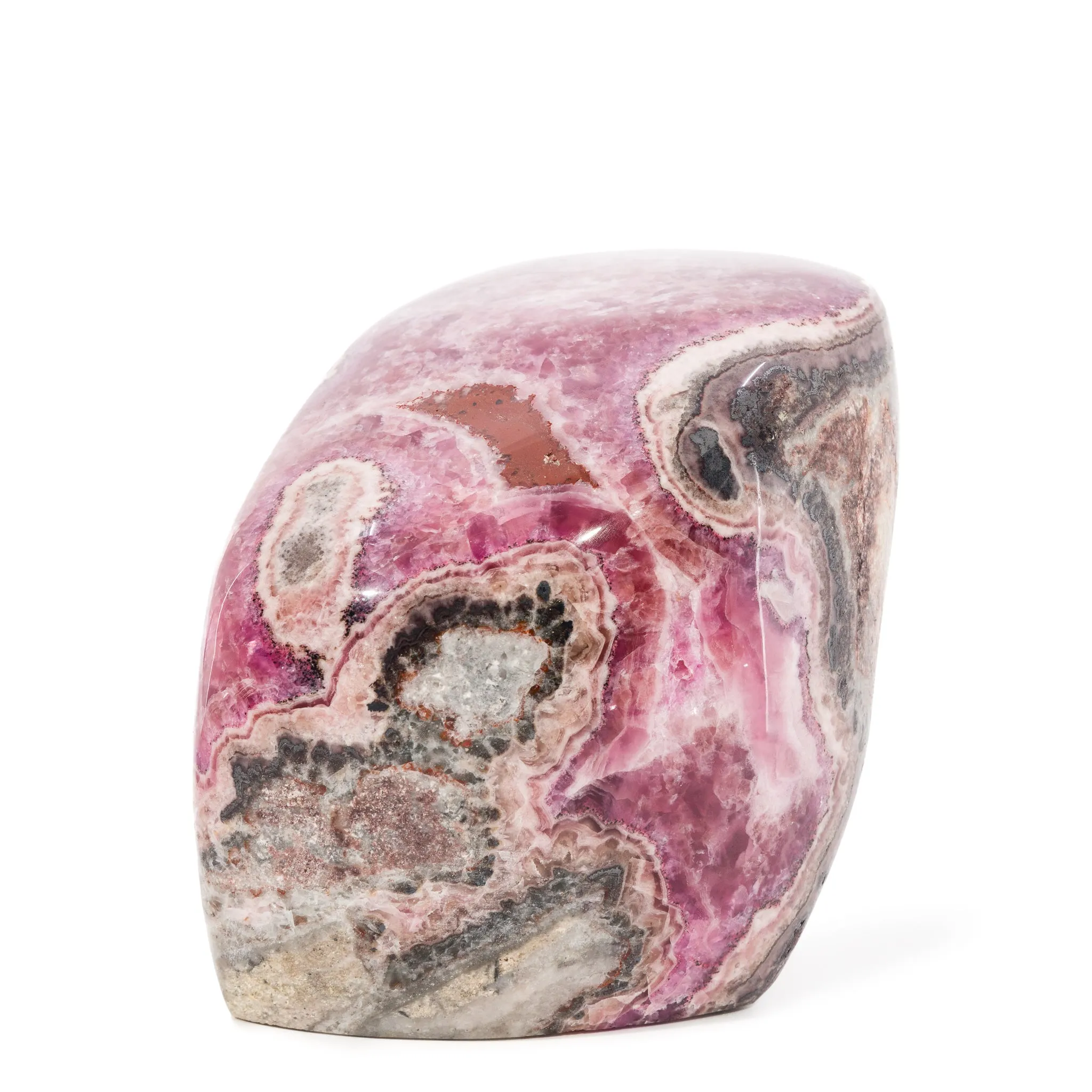 Cobalt Calcite 4.2 Inch 2.95lb Polished Freeform Crystal - Morocco