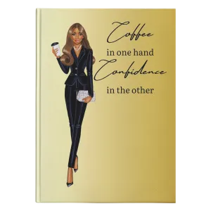 Coffee & Confidence Writing Journal | Success Book | Motivation Goals | Boss Babe