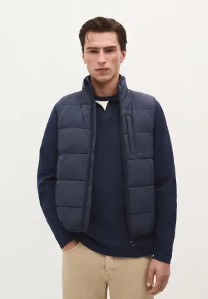 COLETE ACOLCHOADO COM BOLSO
