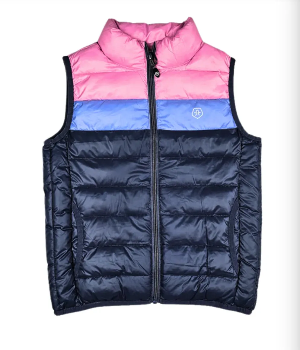 Color Kids Pink Lilac Colorblock Vest
