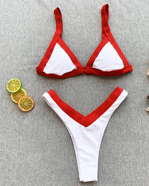 ColorBlock Bikini Sets
