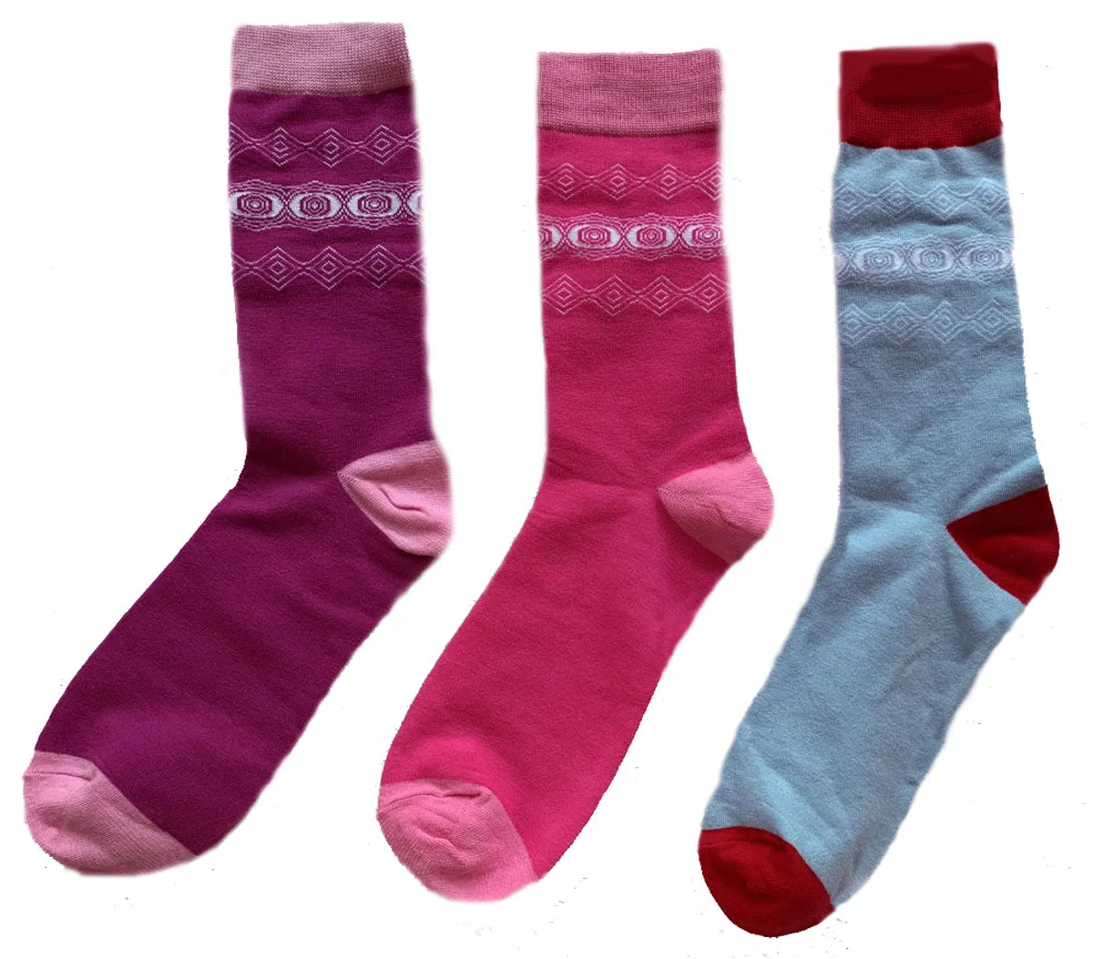 Colorblock children sock set - 3 pack