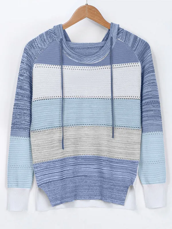 Colorblock Hoodie Sweater
