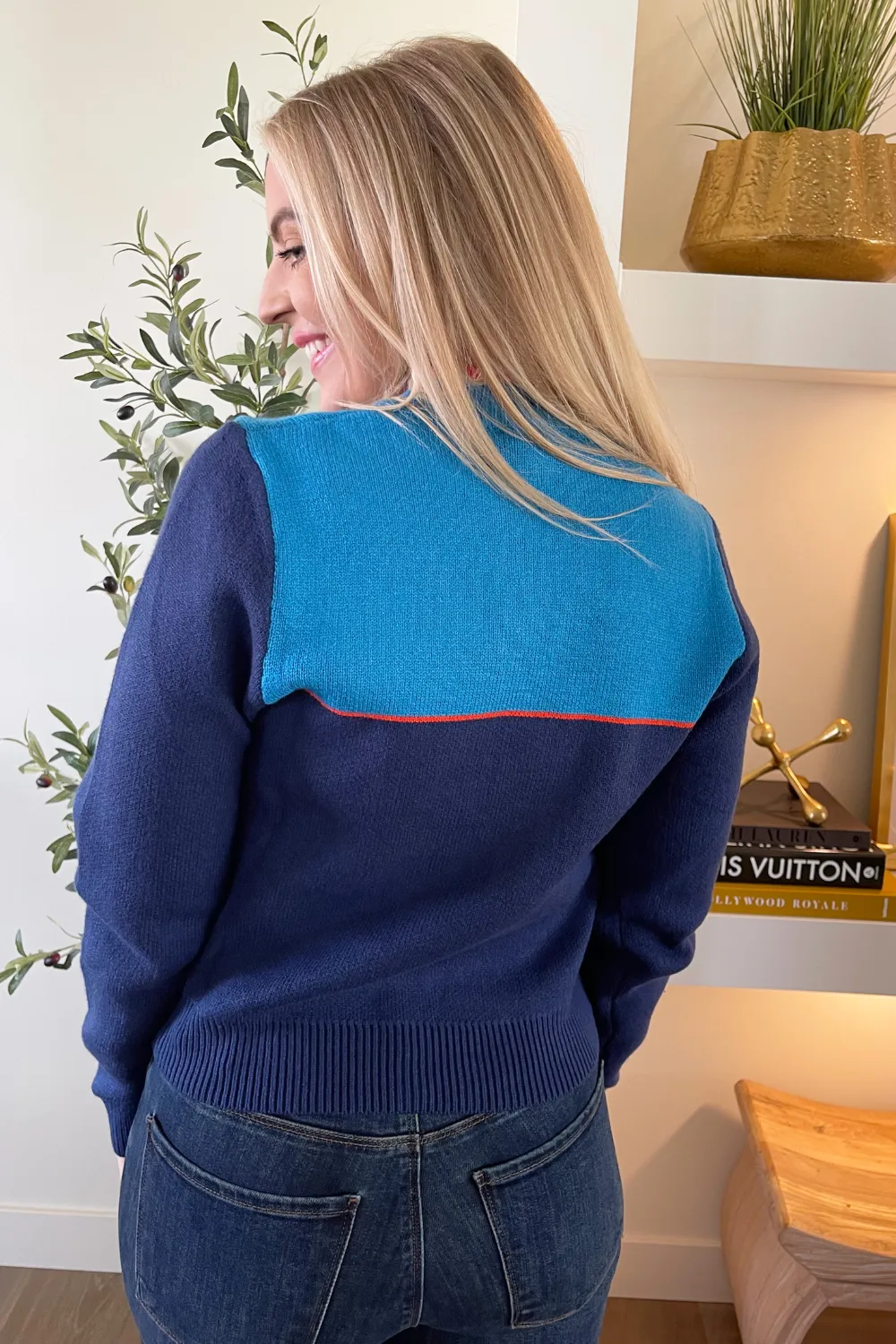 Colorblock Knit Sweater