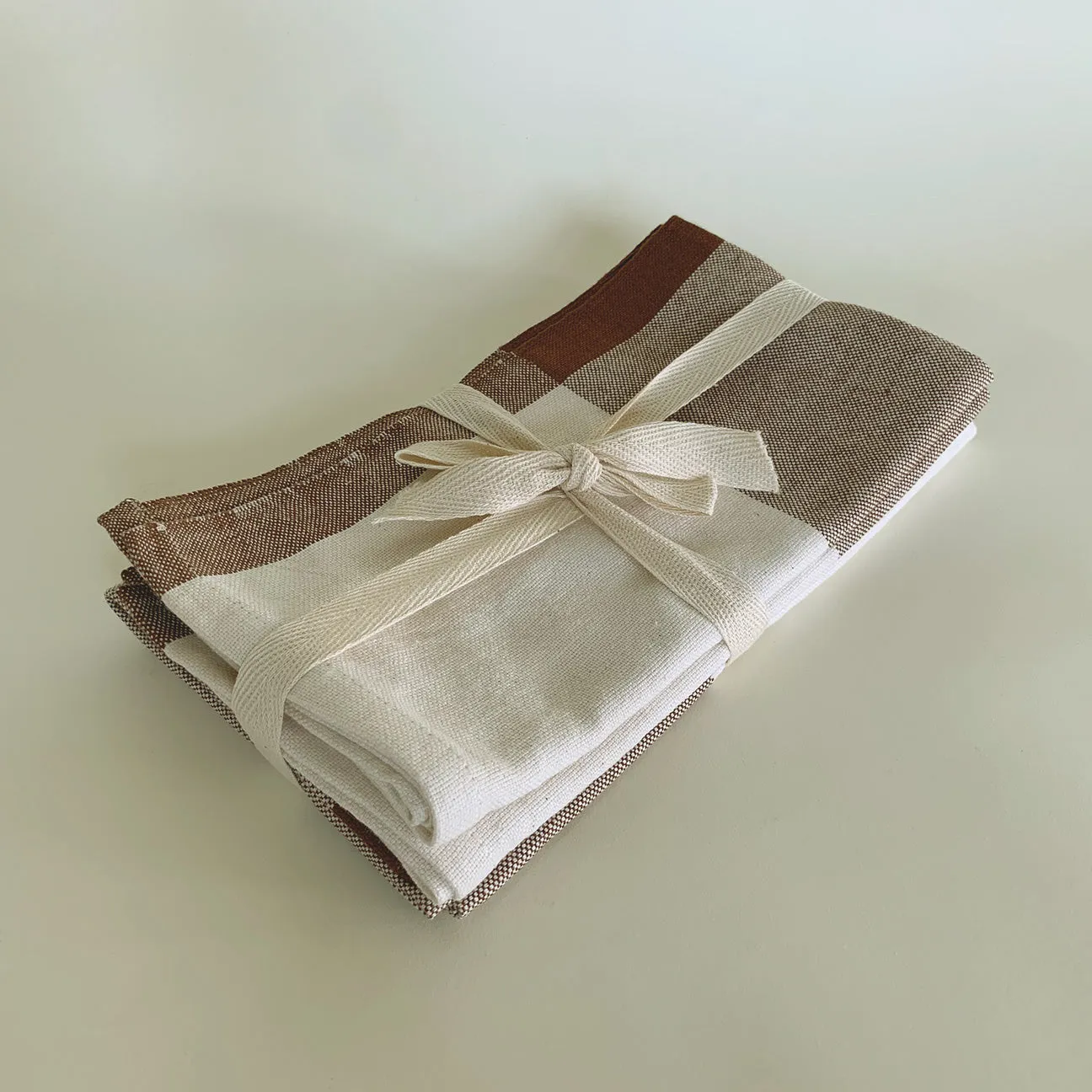 Colorblock Napkins - Set of 4, Kora/Earth