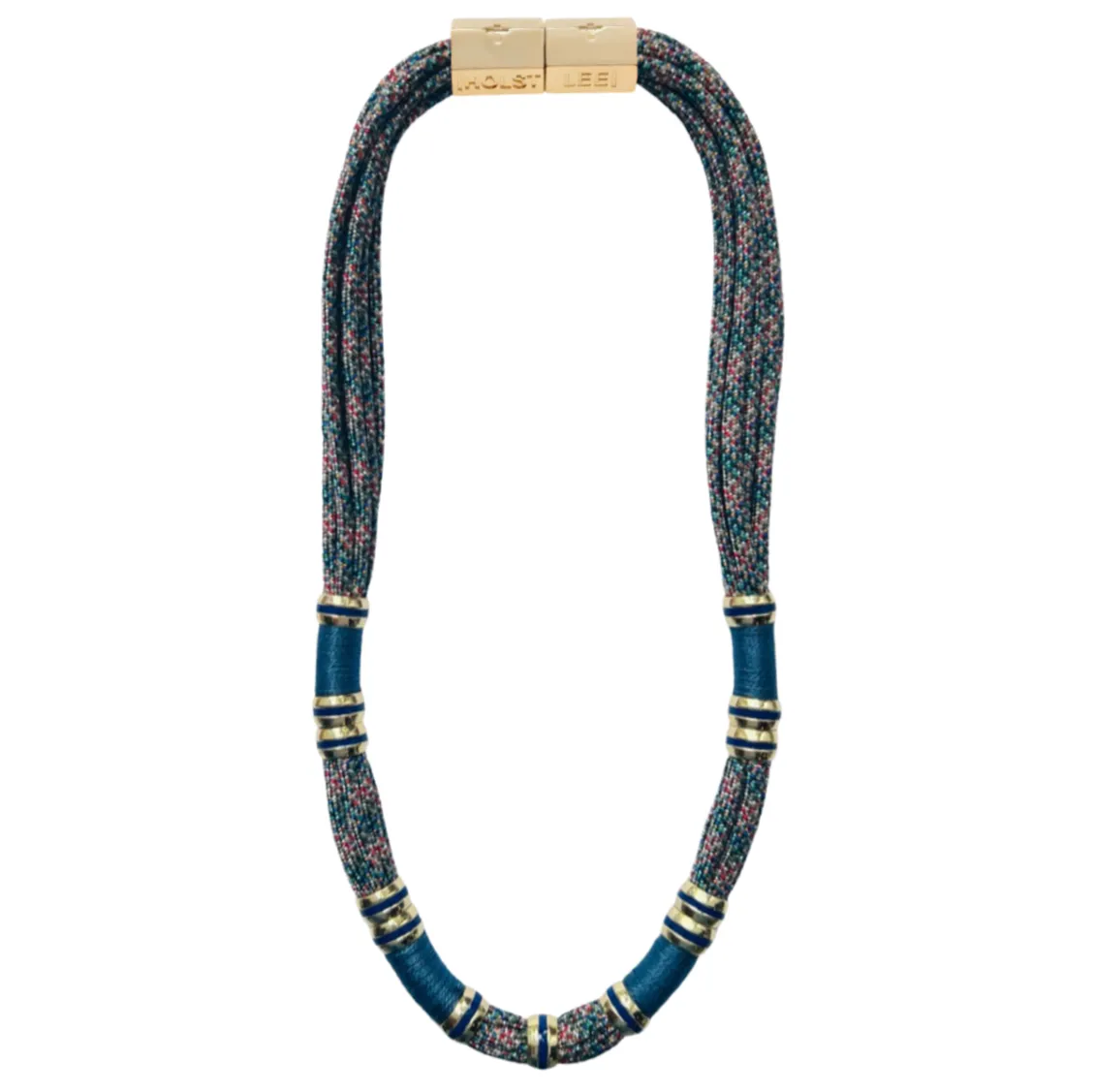 Colorblock Necklace Midnight