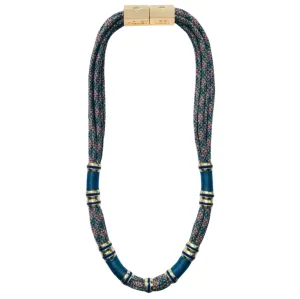 Colorblock Necklace Midnight