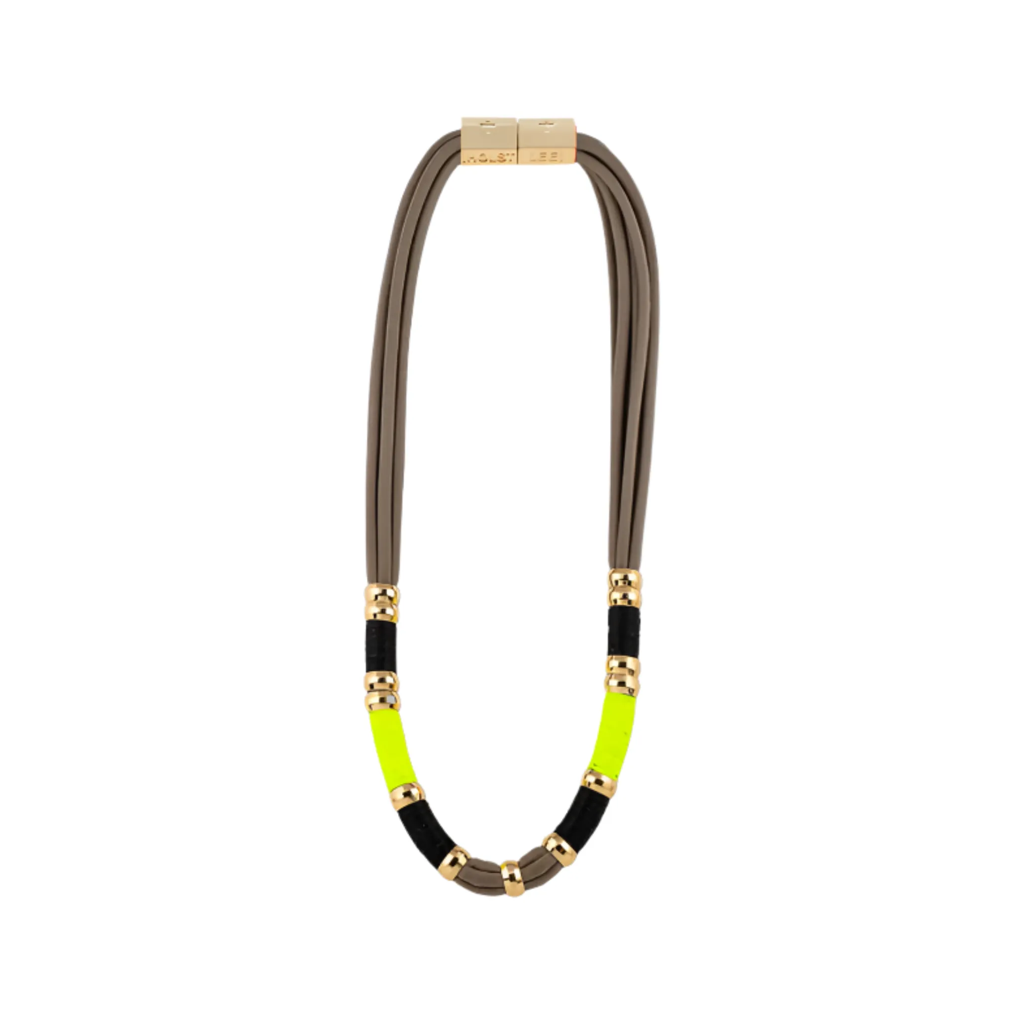 Colorblock Necklace- Neon Vibes