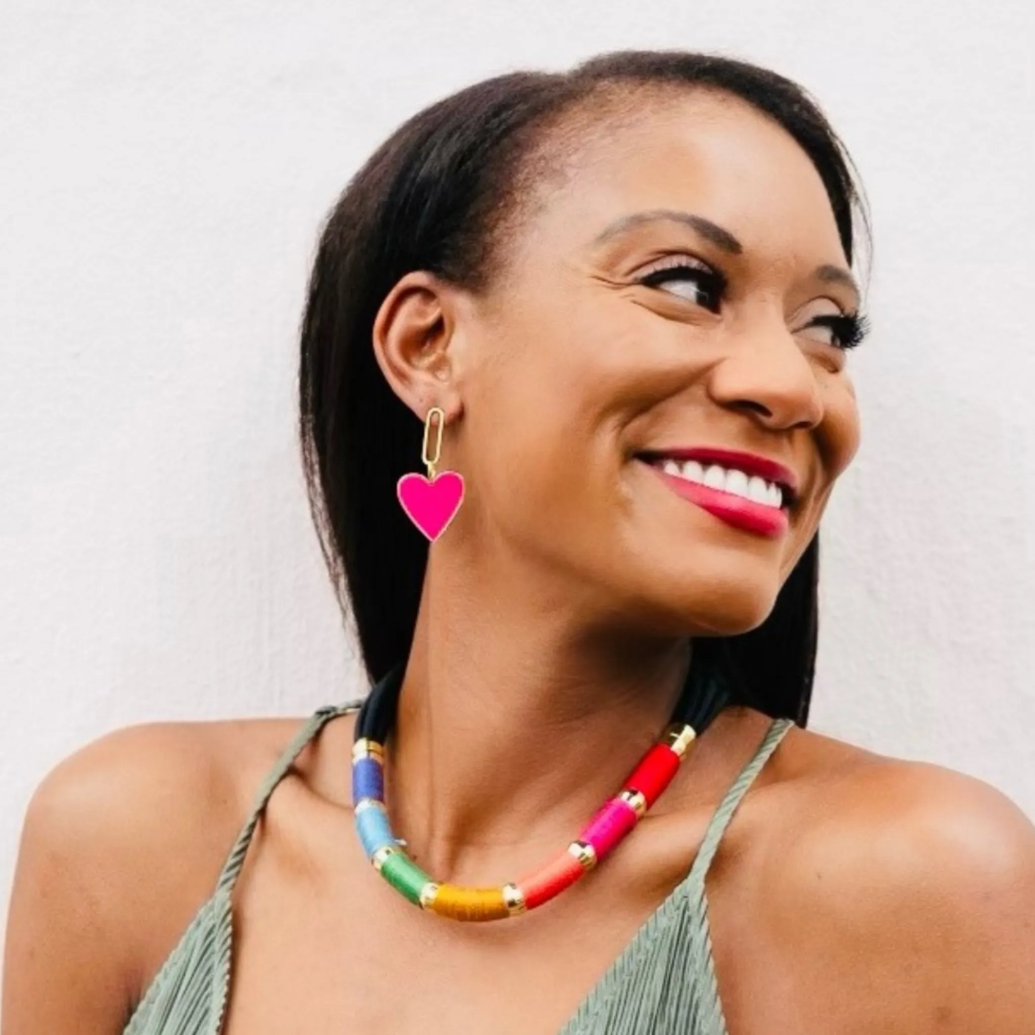 Colorblock Necklace- Painters Palette