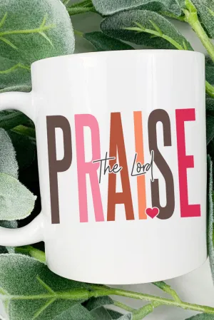 Colorblock Praise The Lord Ceramic Mug