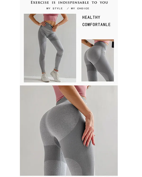 ColorBlock Seamless High Waisted Leggings