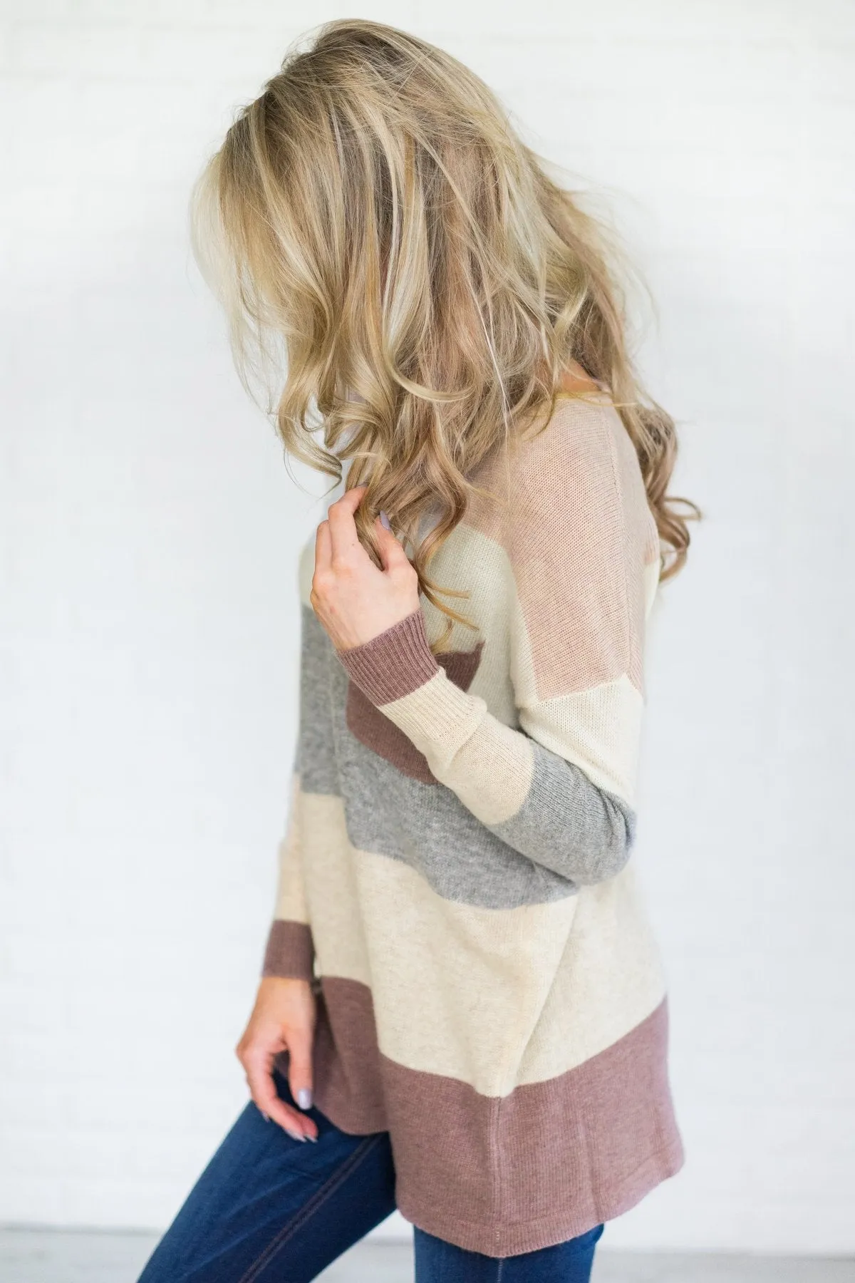 Colorblock Sweater Spring Fling